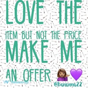 ⭐️Love the item but not the price? Make an OFFER💫